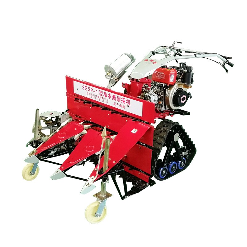 大宽幅收割打捆一体机 草本桑割捆机 手扶柴汽油草本桑割捆机图5