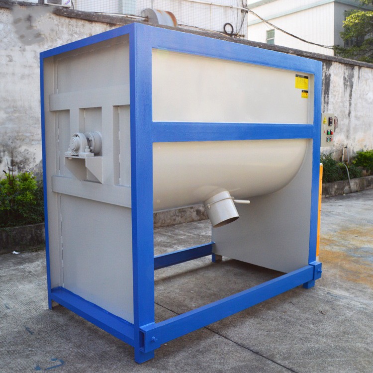 厂家双螺带不锈钢卧式混料机 304不锈钢双层油加热干粉粉末搅拌罐图3