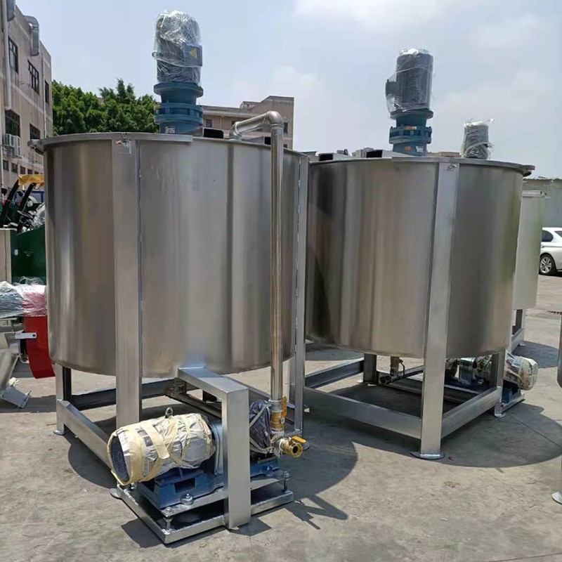 厂家直供液体搅拌机不锈钢反应釜搅拌机10吨蒸汽加热乳化泵乳化锅图2