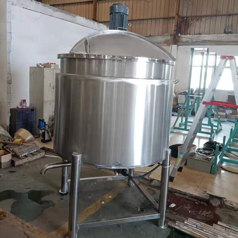 厂家直供液体搅拌机不锈钢反应釜搅拌机10吨蒸汽加热乳化泵乳化锅图3