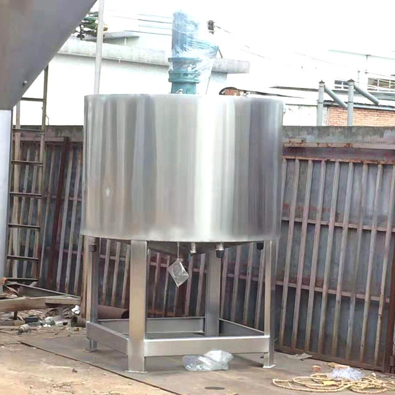 厂家直供液体搅拌机不锈钢反应釜搅拌机10吨蒸汽加热乳化泵乳化锅图5