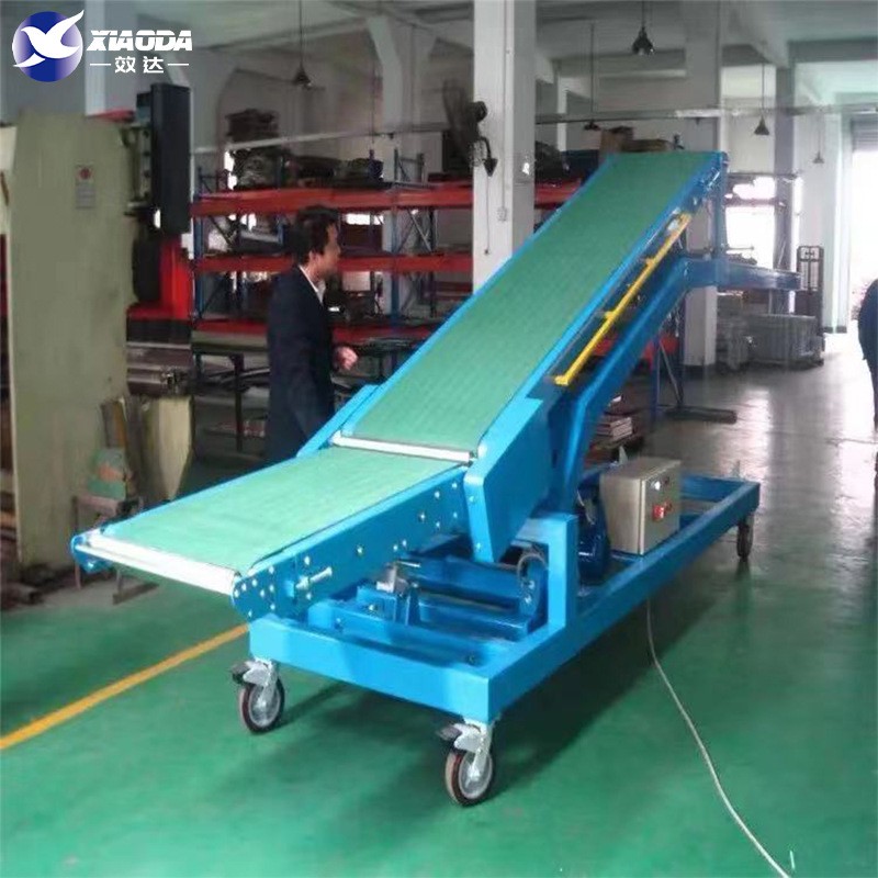 爬坡皮带机 卡车集装箱装卸货输送机 液压升降传动机厂家直供图3