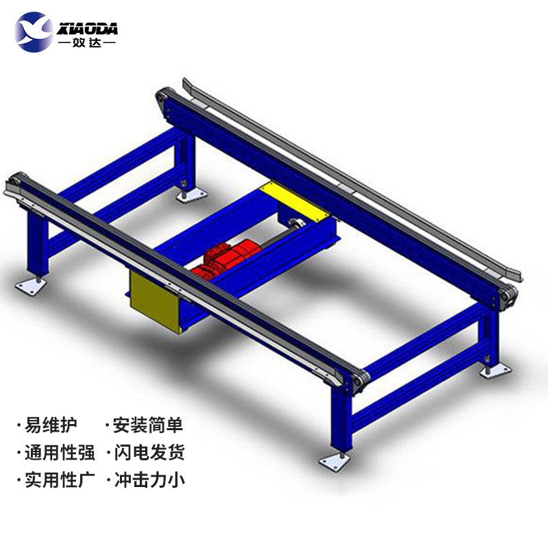 厂家直供智能立库输送线 链条输送机 双排链托盘传送设备 承载大图2