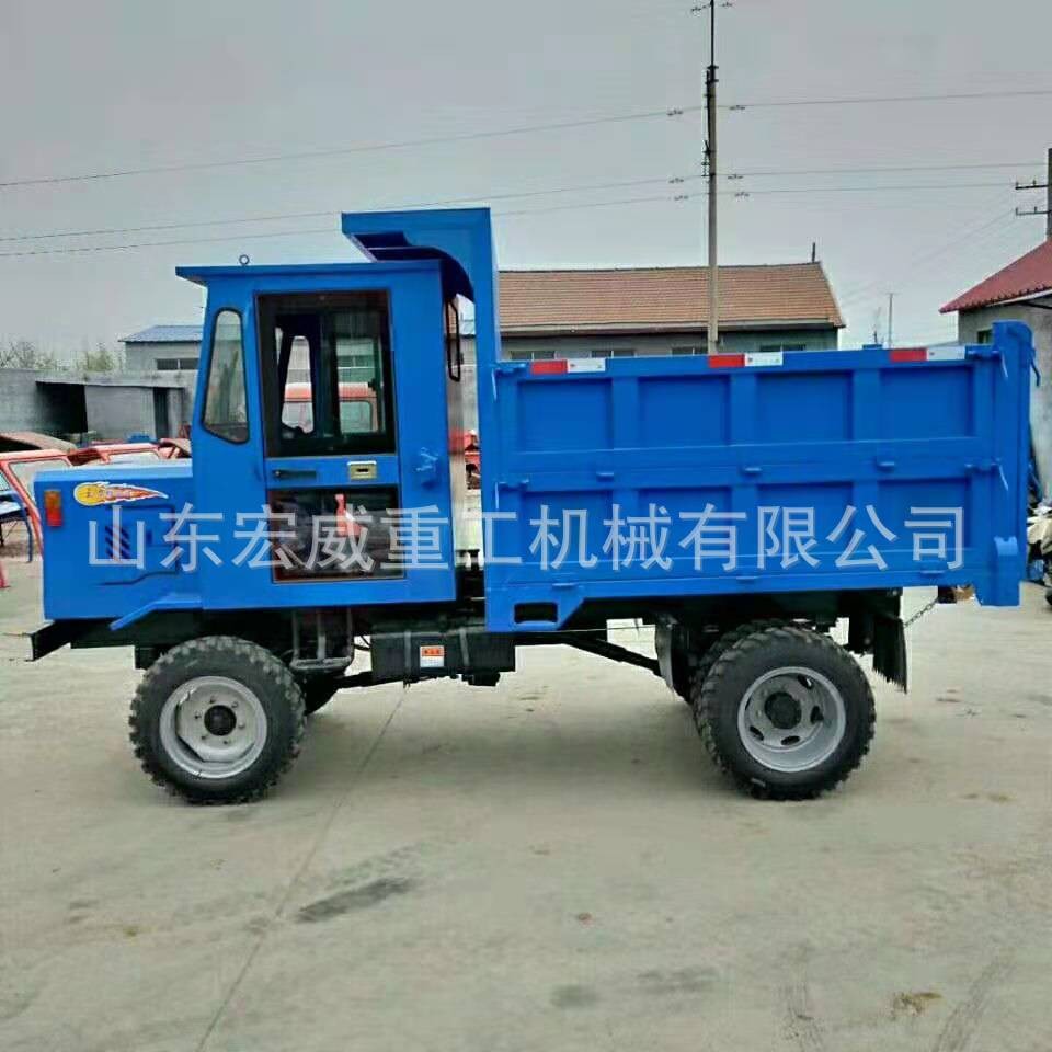 山东厂家定制农用四轮车 工程自卸式六轮车 柴油助力方向四不像图3