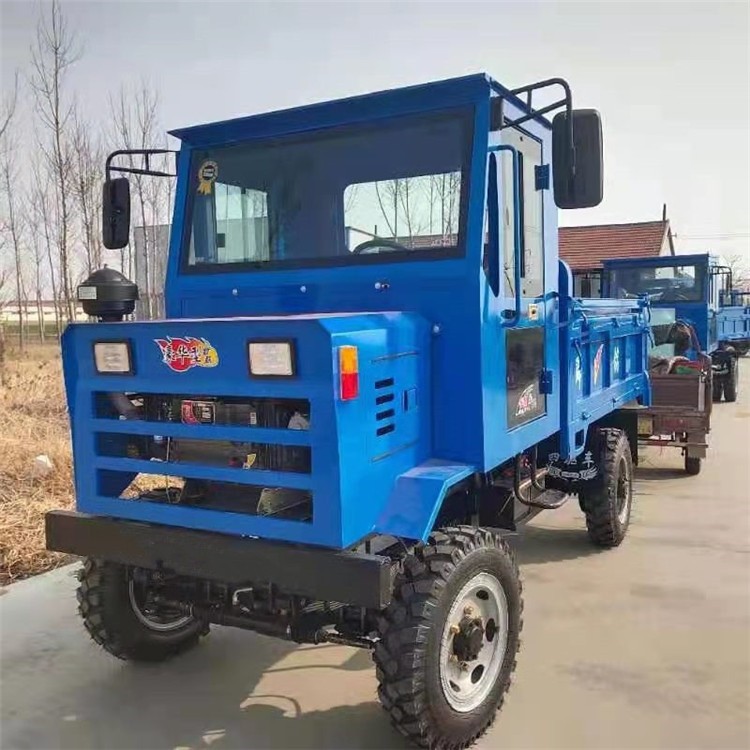 自卸式柴油四轮车厂家 工程四轮车爬山虎 四驱自卸四不像价格图3