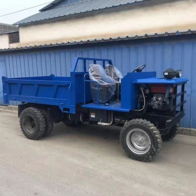 自卸式柴油四轮车厂家 工程四轮车爬山虎 四驱自卸四不像价格