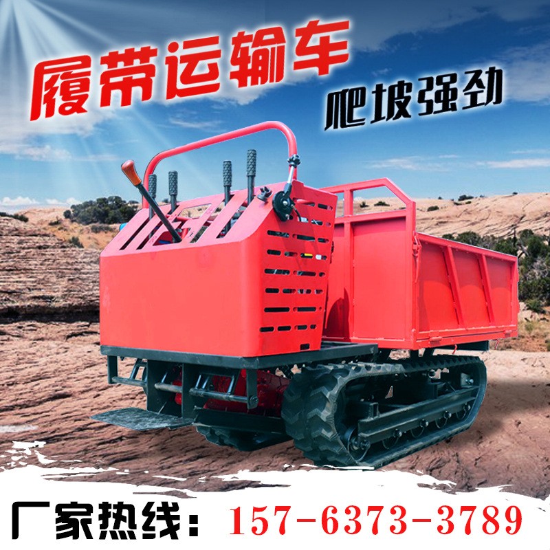 小型山地运输车 全地形工程农用自卸搬运车 爬山虎履带运输车图4