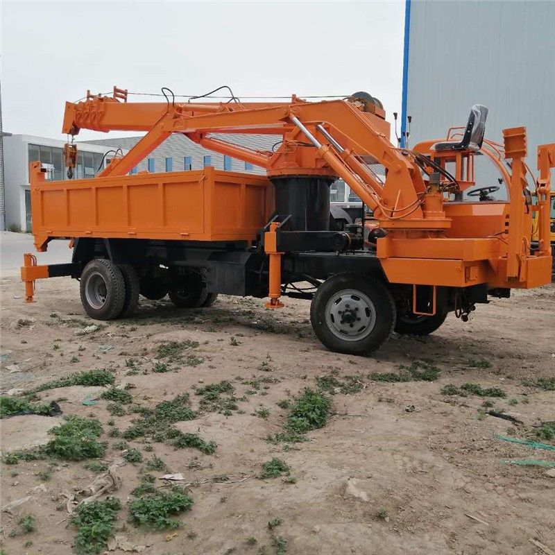 6吨四不像随车挖吊一体车 农用四不像随车挖 四不像随车挖掘吊车