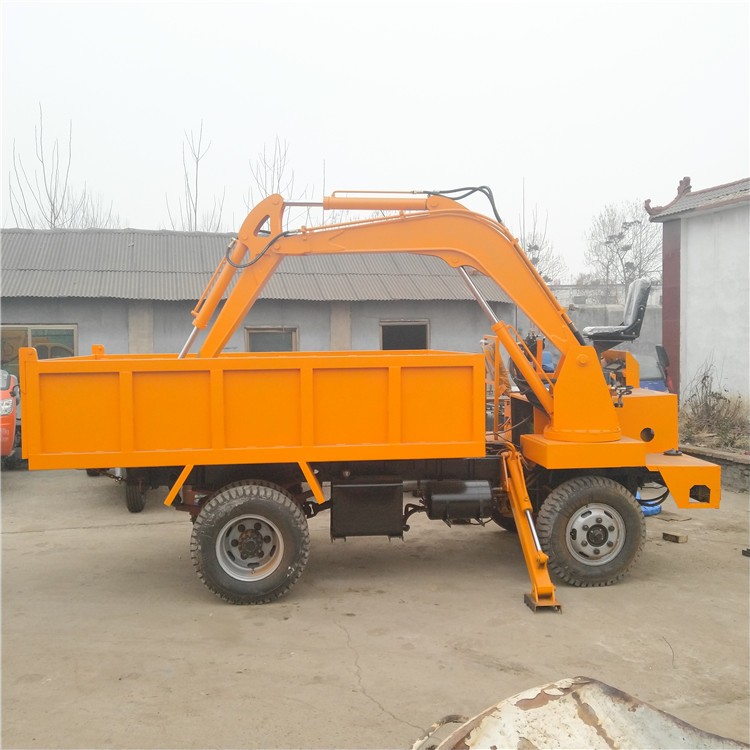 四不像随车挖掘机 功能挖掘装载一体机 四不像随车挖抓机