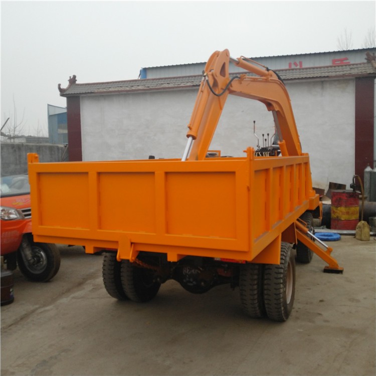 四不像随车挖掘机 功能挖掘装载一体机 四不像随车挖抓机图2