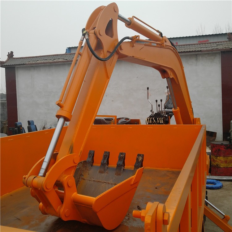 四不像随车挖掘机 功能挖掘装载一体机 四不像随车挖抓机图5