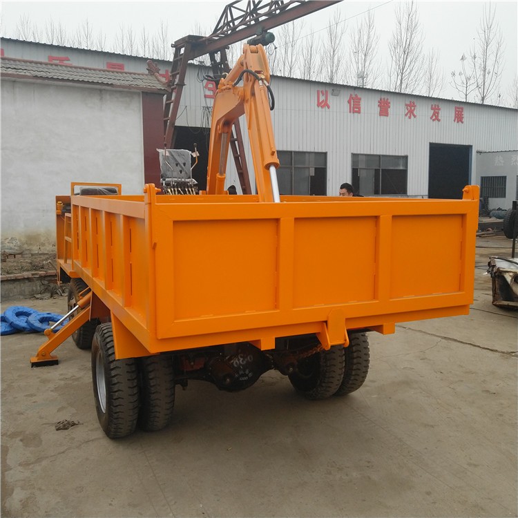 四不像随车挖掘机 功能挖掘装载一体机 四不像随车挖抓机图3