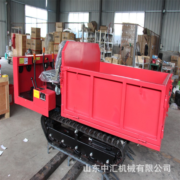 全地形液压运输车 液压马达履带底盘行走 现货水旱两用运输车图1