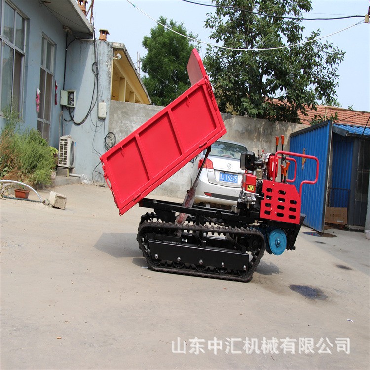 全地形液压运输车 液压马达履带底盘行走 现货水旱两用运输车图5