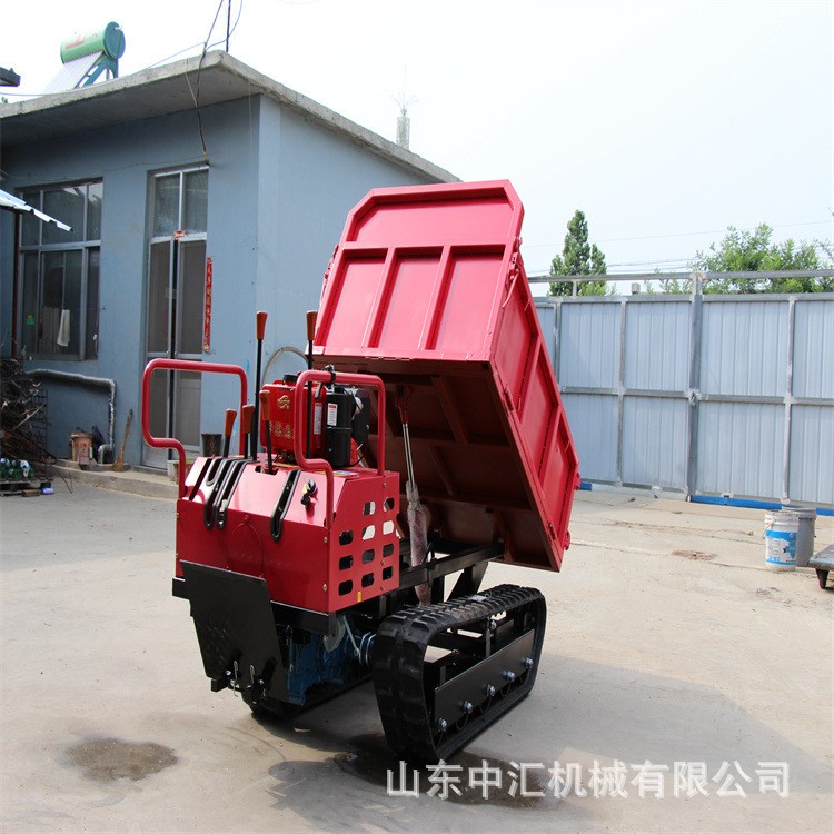 全地形液压运输车 液压马达履带底盘行走 现货水旱两用运输车图2