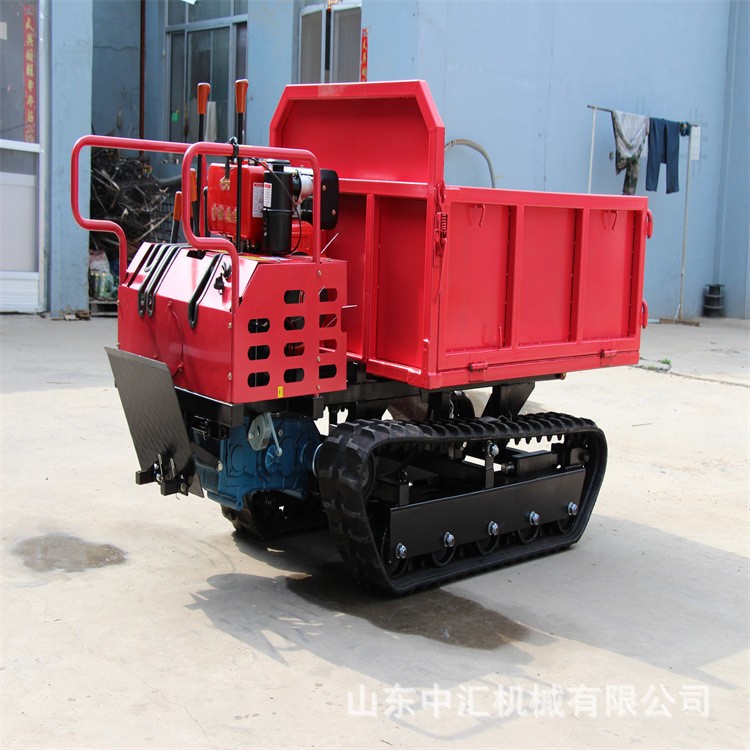 全地形液压运输车 液压马达履带底盘行走 现货水旱两用运输车图3