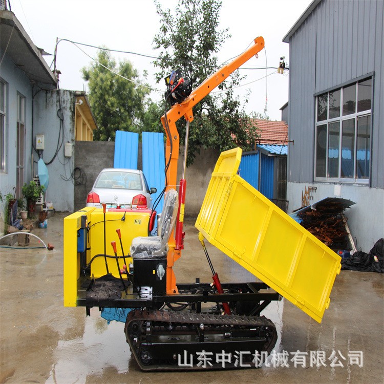 水陆两用运输车 新款小型橡胶履带底盘 供应手扶农用自卸车图4