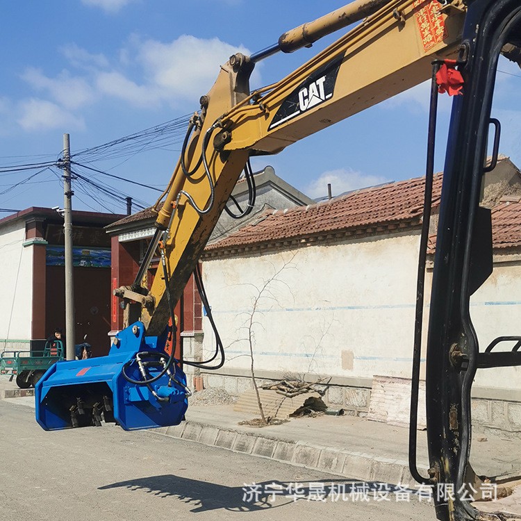 60挖掘机改装液压割草机单轴液压挖机割草头挖掘机属具割草除草机图2