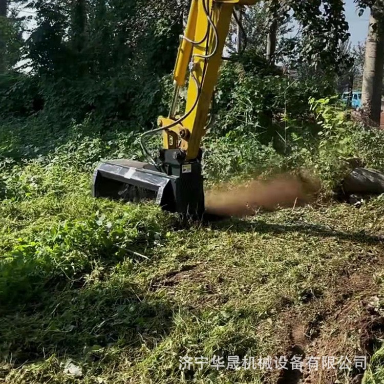 60挖掘机改装液压割草机单轴液压挖机割草头挖掘机属具割草除草机图4