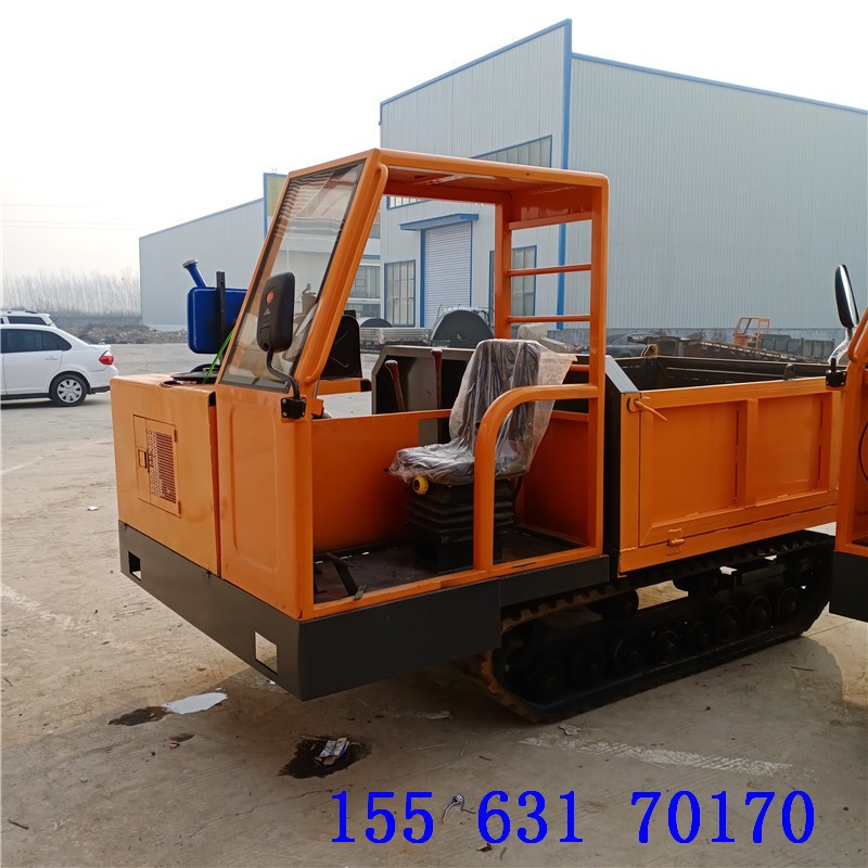 山东座驾履带运输车 水利改造农田自卸运输车 果园园林手扶运输车图2