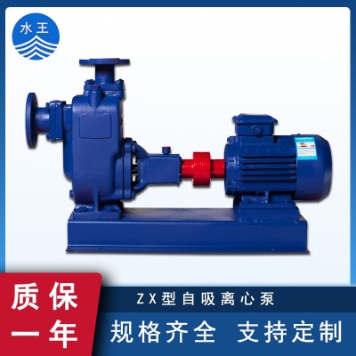 卧式自吸离心泵 无堵塞抽泥浆污水排污泵 ZX自吸清水离心泵