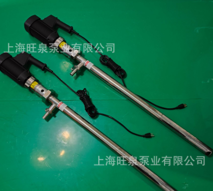 上海旺泉HV高粘度插桶泵、插桶式螺杆泵、便携式树脂泵、抽胶泵图3