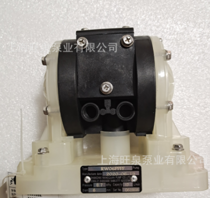 上海旺泉RW06\RW10\RW15微型气动隔膜泵、小型隔膜气动泵、塑料泵图2