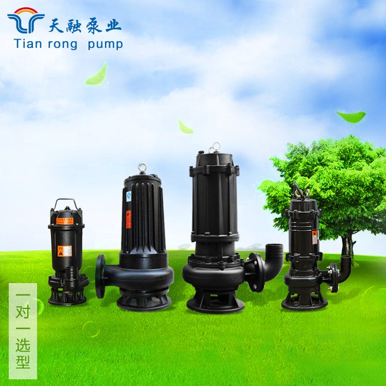 山东天融 潜水排污泵大流量排污泵 厂家直供无堵塞排污泵WQ潜污泵图2