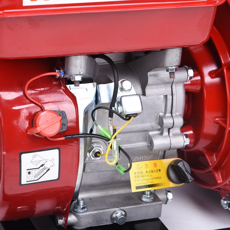 1.5/2寸双叶轮高压泵 四冲程高扬程汽油增压消防泵 高山坡抽水机图4