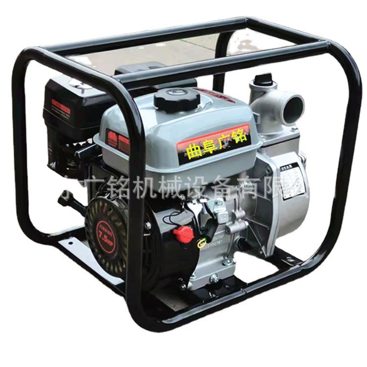 农田浇灌抽水泵 风冷柴油手推式自吸泵 高扬程大流量抽水泵