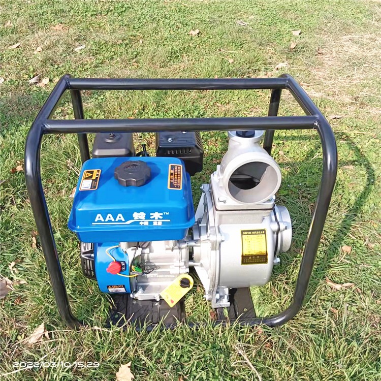 农田浇灌抽水泵 风冷柴油手推式自吸泵 高扬程大流量抽水泵图2