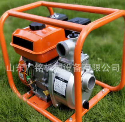 农田浇灌抽水泵 风冷柴油手推式自吸泵 高扬程大流量抽水泵图5