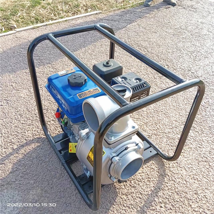 农田浇地灌溉泵 汽油高压抽水泵 手推式风冷柴油自吸泵图3