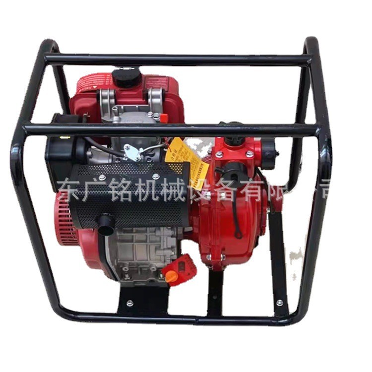 农田浇地灌溉泵 汽油高压抽水泵 手推式风冷柴油自吸泵