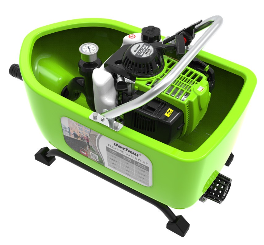 漂浮水泵船式水泵喷灌机 果园菜地农用自吸式四冲汽油抽水机 汽油图2