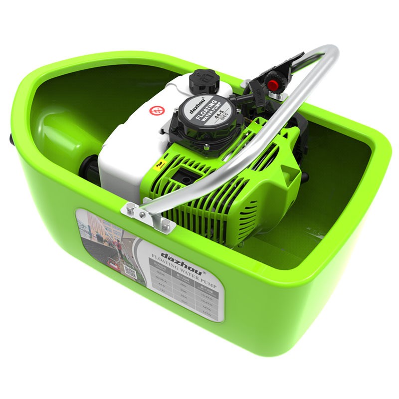 漂浮水泵船式水泵喷灌机 果园菜地农用自吸式二冲汽油抽水机 汽油图2