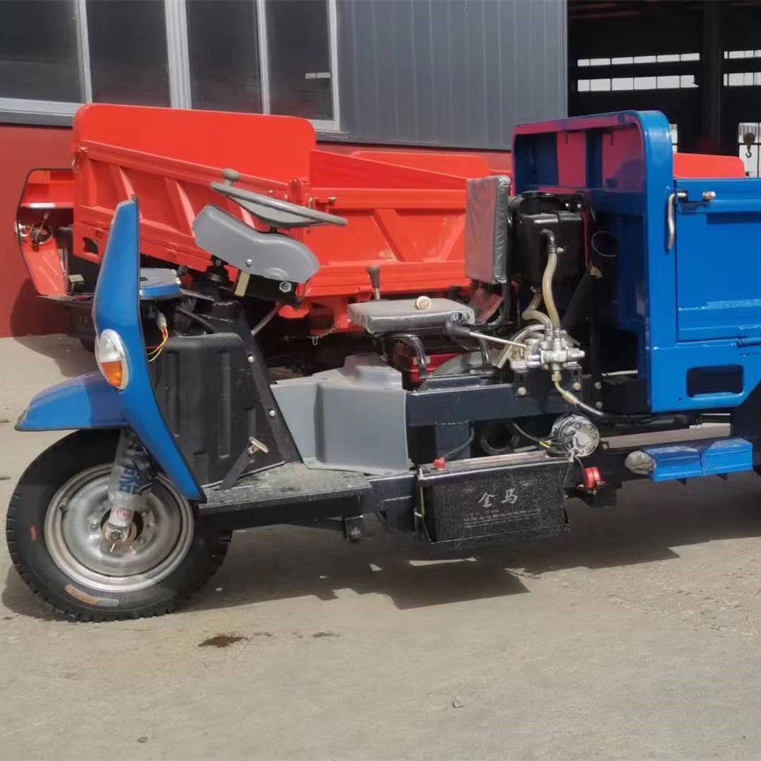 农用柴油三轮车 小型工地用柴油三轮车 液压自卸矿用三蹦子运输车图3