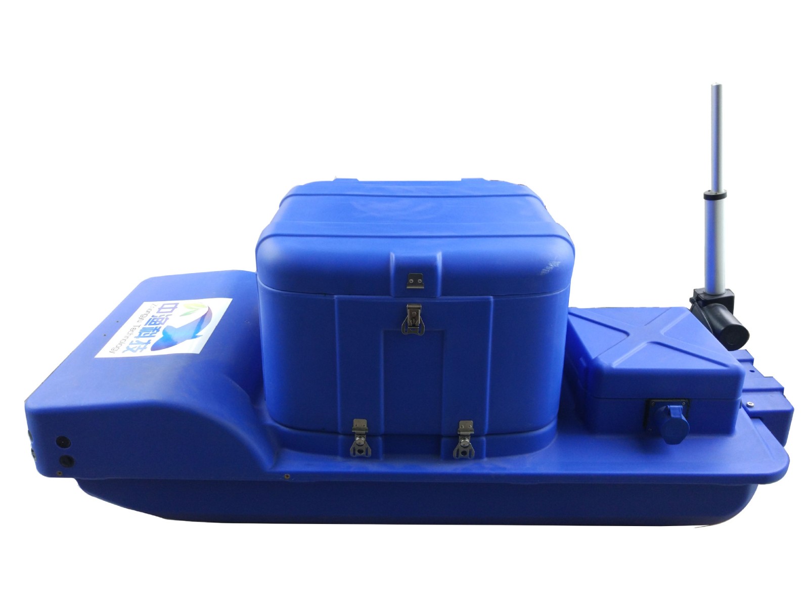 喂虾投料机虾塘投料机南美白罗氏对虾投饵料机抛食机图2