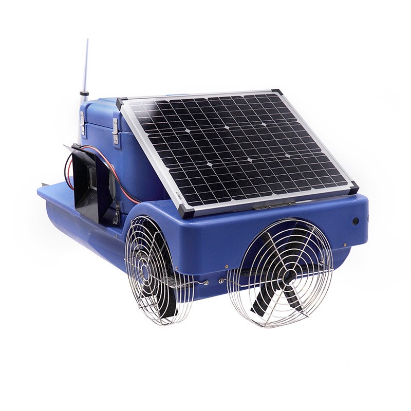 喂虾投料机虾塘投料机南美白罗氏对虾投饵料机抛食机图4