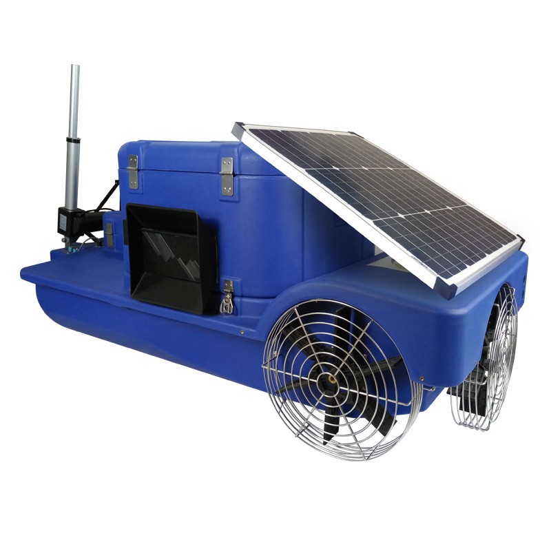 中渔牌鱼塘水车式增氧机大型水产养殖鱼池虾塘叶轮式制氧气水泵图5