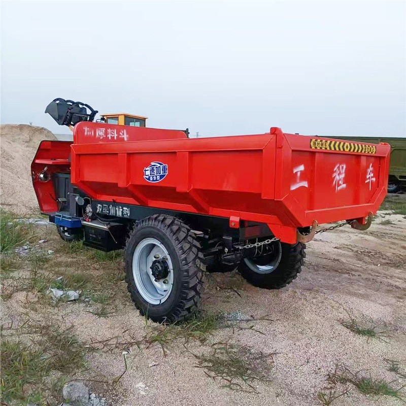 小型液压自卸柴油农用三轮车 载重量大建筑工地用柴油三轮车图5