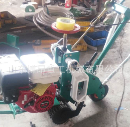 汽油动力广东手推式TJ668型起草皮机博昂牌草坪养护移植草坪机图3