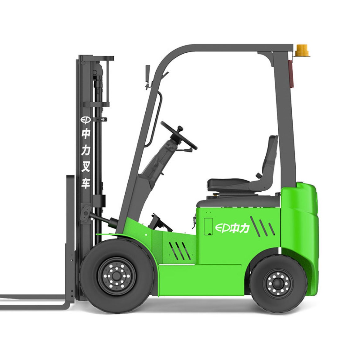 中力1.5吨1.8吨经济四支点锂电池电动平衡重小金刚叉车图2