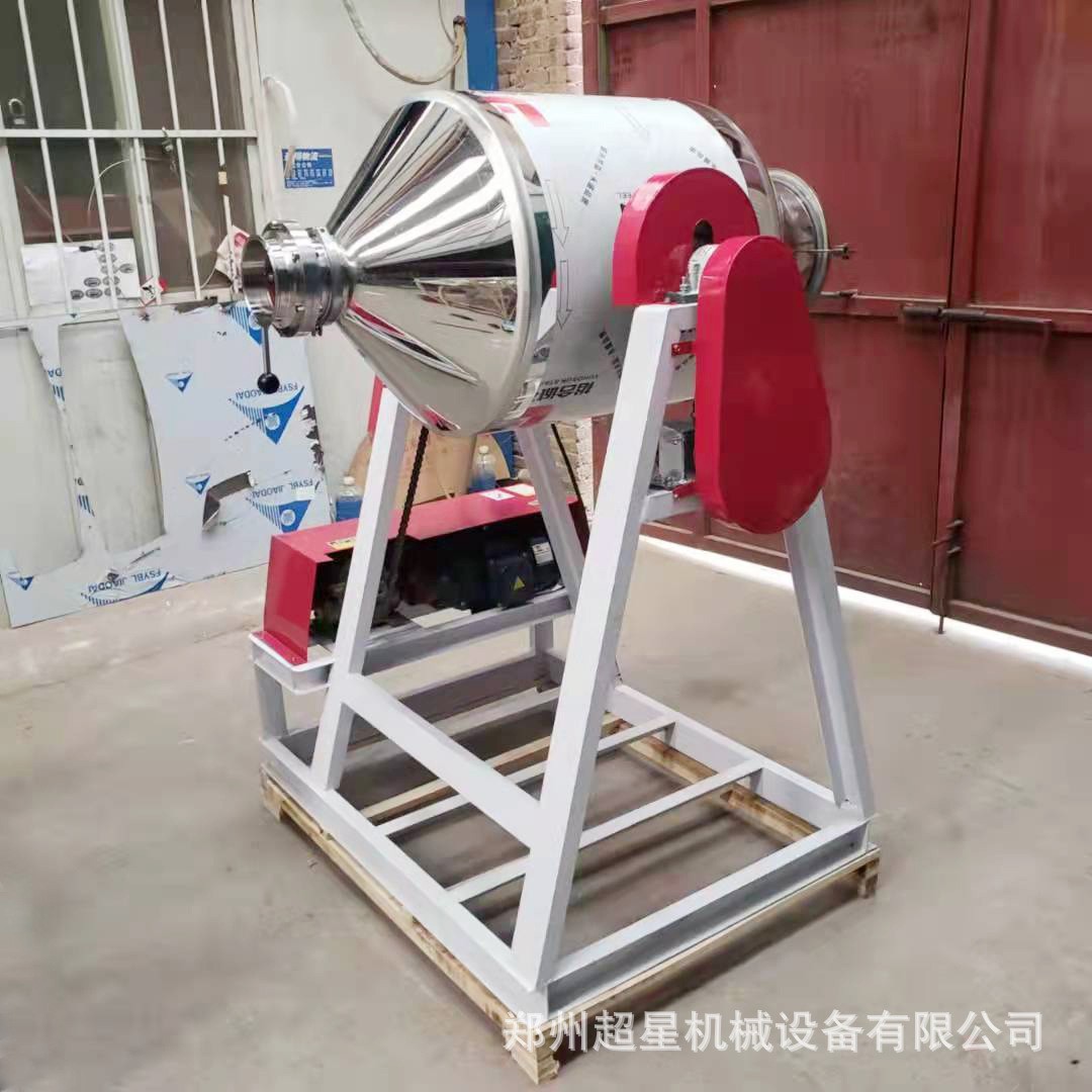 大型鼓式不锈钢粉末搅拌机360度旋转化工干粉混合机预混料搅拌机图3