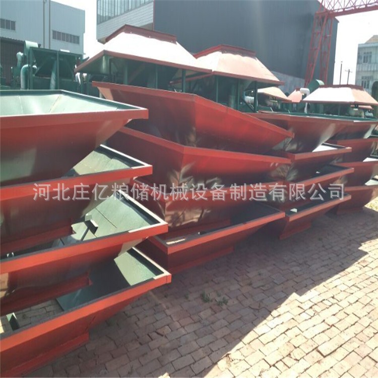 玉米大斗式清理筛 铲车上料大斗筛 粮食清理筛图5