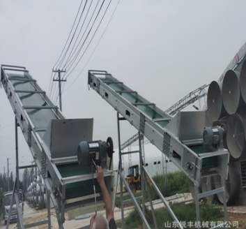 供应 山东 皮带输送机可以移动装车御车物流分拣输送图5