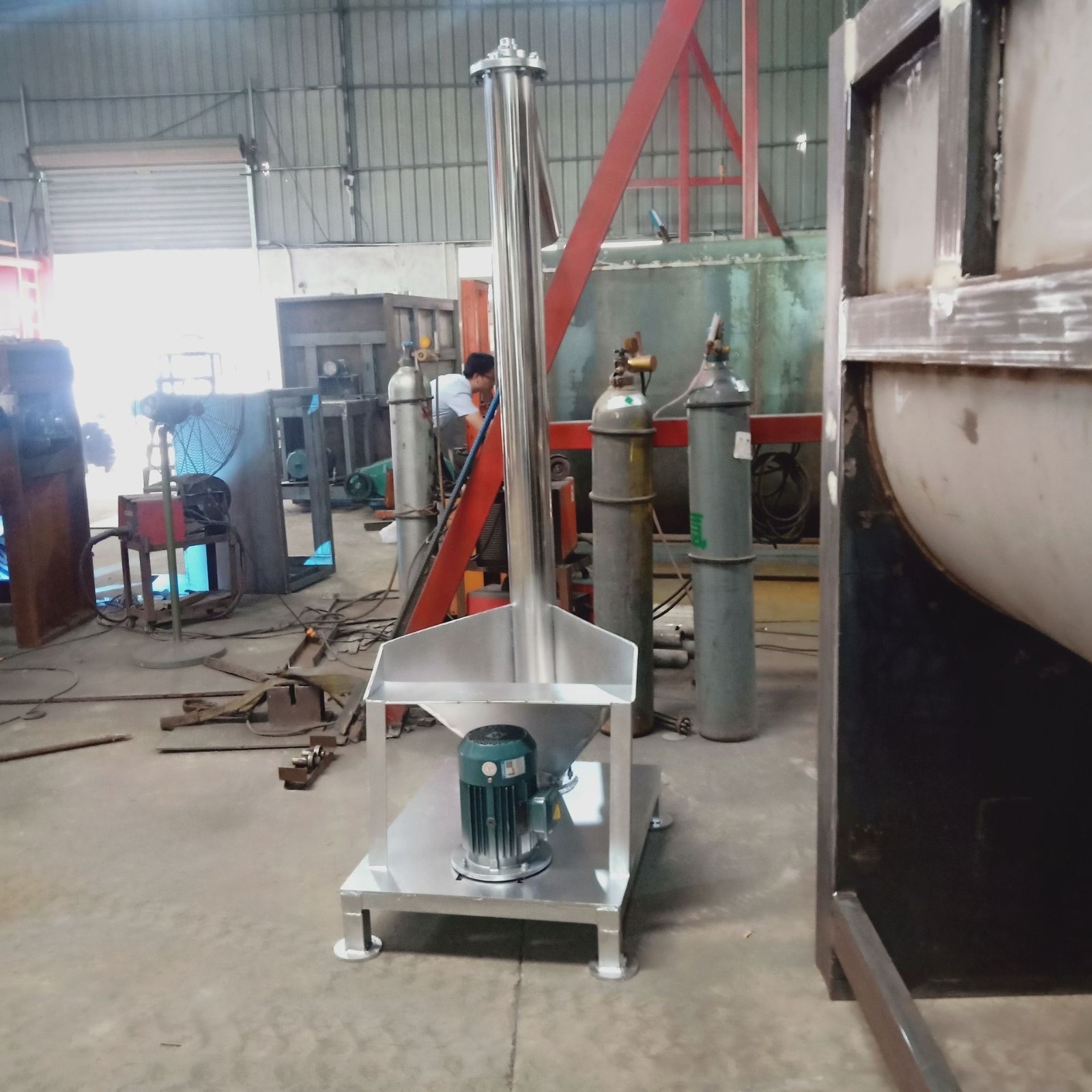 东莞不锈钢螺旋上料机 钛白粉输送机 蛟龙提升机滑石粉喂料机图5