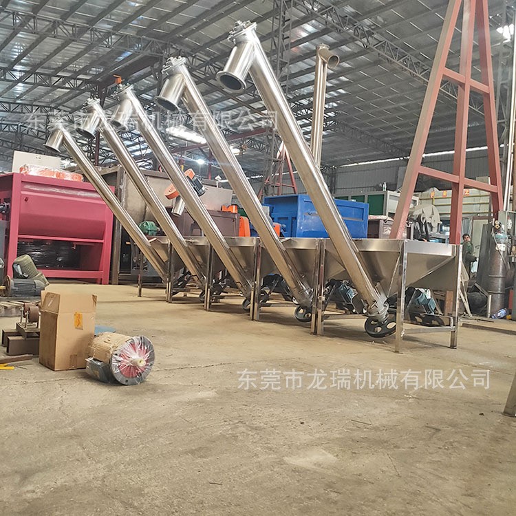 按需定制各种化工粉末螺旋输送机 颗粒提升机 PVC绞龙上料机图5