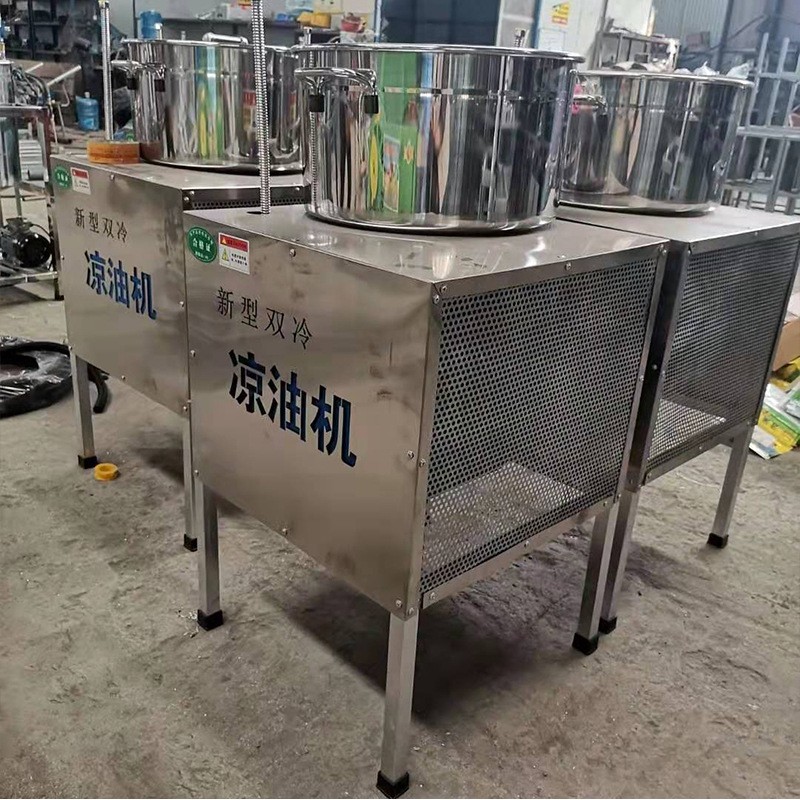 小型商用大豆油凉油机芝麻油凉油器【源头厂家】食用油冷油器视频图5