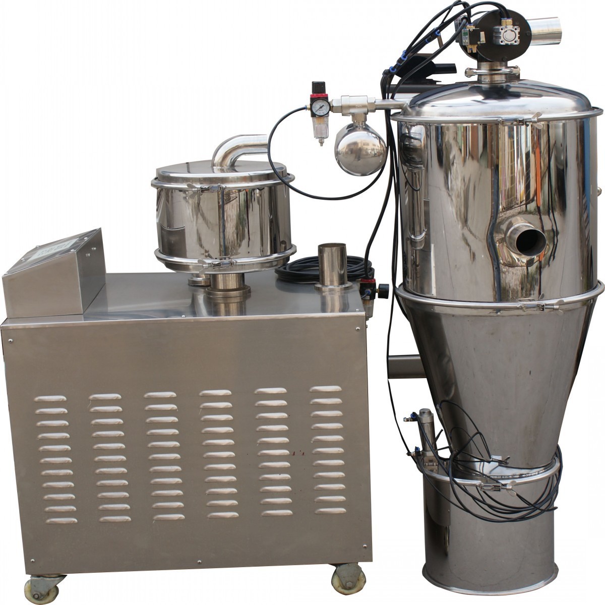 新乡厂家现货供应不锈钢真空上料机，吸料机化工粉末提升机图5